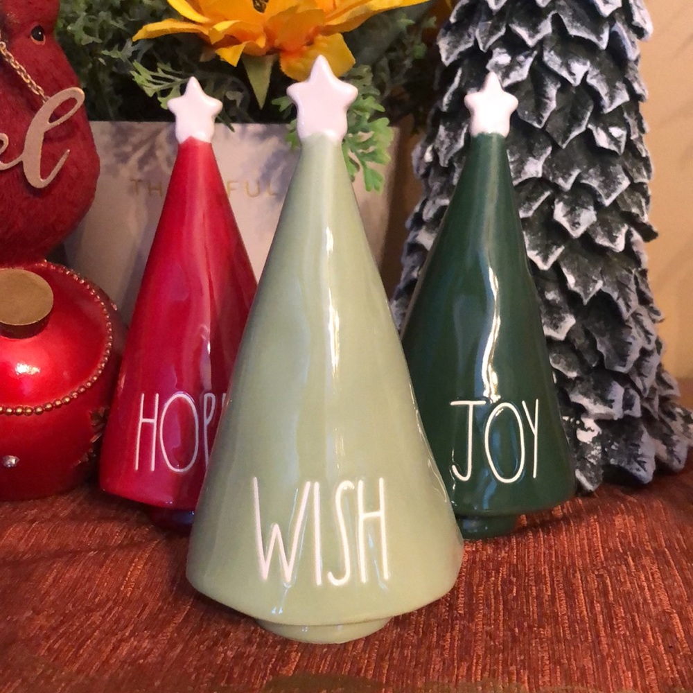 - NEW 2022 Rae Dunn Holiday Joy Hope Wish Christmas Trees
